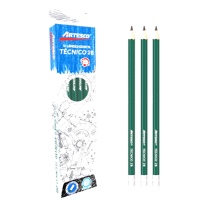 lapiz 2b c/b caja x 12 und artesco