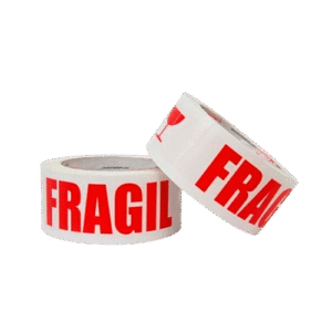 “La Confianza de Nuestros Clientes Nos Respalda” cinta embalaje "fragil" de 100yds "6doc"