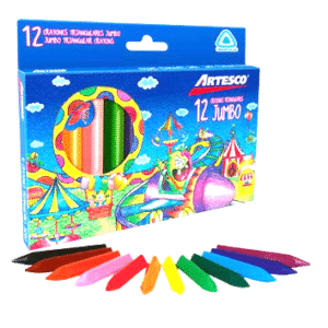 crayones x 12 jumbo artesco
