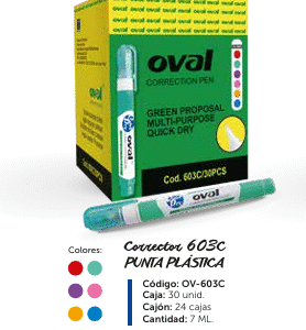 corrector p.plastica x 30 und