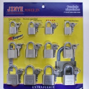candado 30 40 50 blanco "jinye"