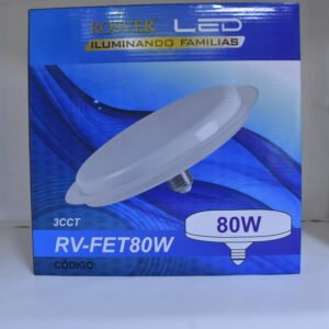 foco ufo 80w borde transparente (elipse) "rosver"