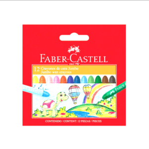 crayones jumbo x 12 faber castell