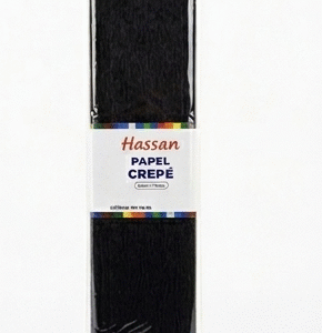 “La Confianza de Nuestros Clientes Nos Respalda” papel crepe 50x150cm hassan "verde claro"