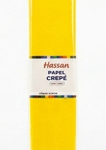 “La Confianza de Nuestros Clientes Nos Respalda” papel crepe 50x150cm hassan "negro"