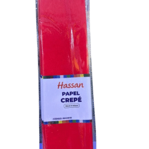papel crepe 50x150cm hassan "rojo"