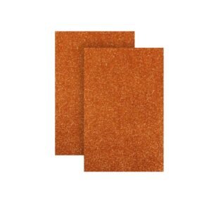 microporoso a4 escarchado color «naranja»