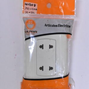 tomacorriente doble empotrable (ultra)
