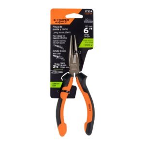 pinza de punta y corte comfort grip 6" (truper)