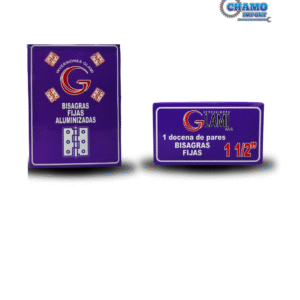 bisagra fijas aluminzada de 1 1/2" "glami"