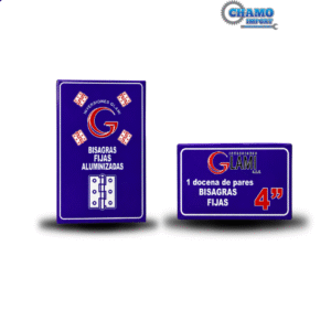 bisagra fija aluminizada de 4" glami