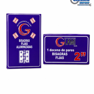 bisagra fija aluminizada de 2″ glami